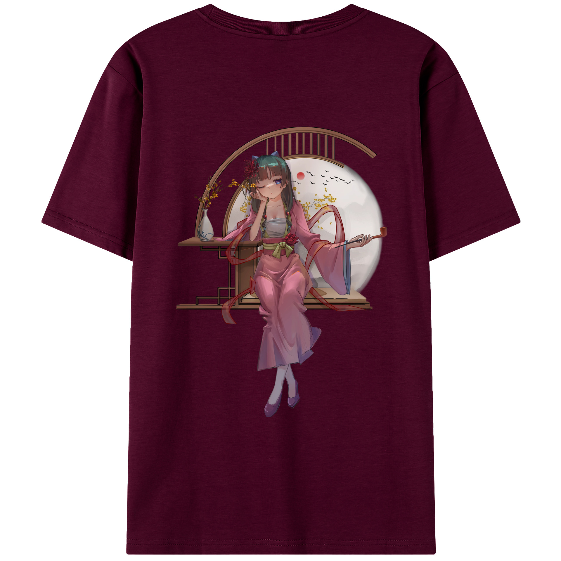 （画像用） 薬屋のひとりごと The Apothecary Diaries レディース半袖Tシャツ(バックプリント)